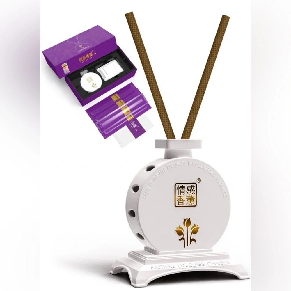Essential Oil Scented Reed Diffuser Pure Essential Oils NO CHEMICALS Liquidless